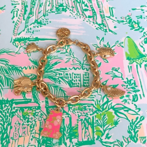 Lilly Pulitzer Jewelry - NWT Lilly Pulitzer Shift Charm Bracelet